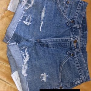 Wrangler cut shorts